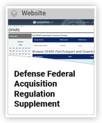 defense federal acquisition regulation supplement